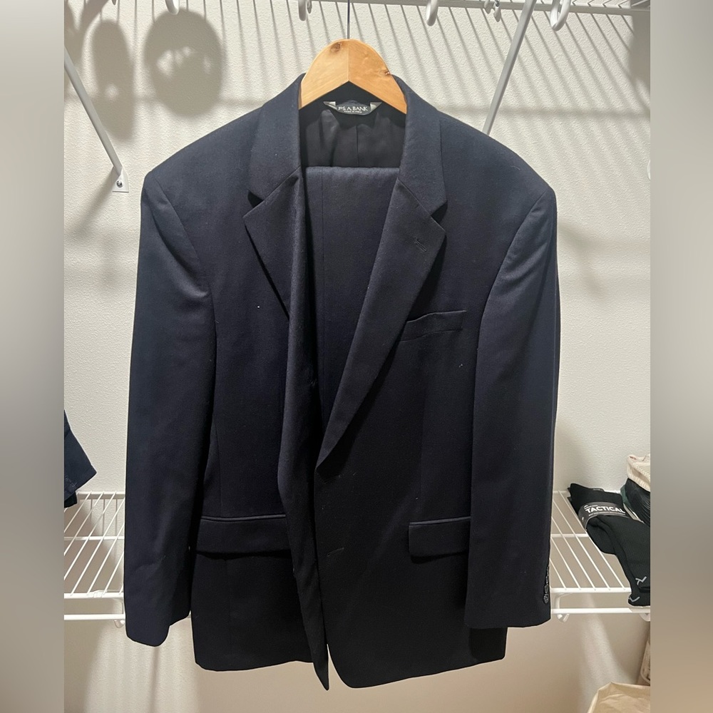 Men’s Navy Wool suit